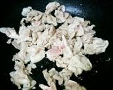 チンゲン菜と豚肉のオイスターソース炒め♥作り方4写真