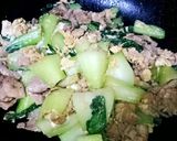 チンゲン菜と豚肉のオイスターソース炒め♥作り方9写真