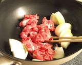 圧力鍋で♪根菜と牛肉のシナモン醤油煮作り方2写真