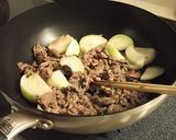 圧力鍋で♪根菜と牛肉のシナモン醤油煮作り方3写真