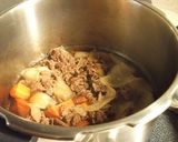 圧力鍋で♪根菜と牛肉のシナモン醤油煮作り方7写真