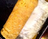 お弁当に♪簡単くるくる2色卵焼き作り方3写真