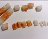 お弁当に＊ちくわ＊めんたい作り方1写真