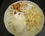 ちくわとチーズの卵とじ作り方1写真