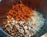 栄養ランチ☆雑穀米入り豆と野菜のスープ作り方2写真