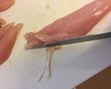 スジ取り簡単♪ササミフライ☆作り方5写真