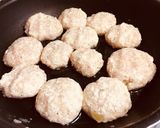 ヘルシー！とりひき肉の豆腐ハンバーグ作り方4写真