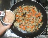 味噌味の炒り豆腐♪根野菜とツナ缶で簡単作り方5写真
