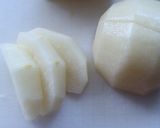 レンジで簡単梨のコンポート作り方1写真