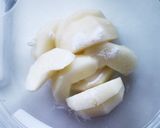 レンジで簡単梨のコンポート作り方2写真