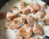 豆乳で作る！鮭と白菜のクリーム煮作り方5写真