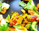 5分。お弁当おつまみにちくわカレー炒め作り方5写真