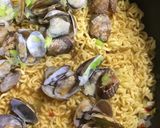 あさりのスープバスタ風辛ラーメン作り方3写真