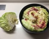 ほんだし 豚キャベミルフィーユ煮込み作り方5写真