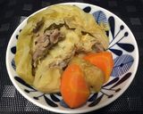 ほんだし 豚キャベミルフィーユ煮込み作り方8写真