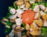材料3つのみ簡単炊飯器トマトごはん。作り方2写真