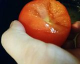材料3つのみ簡単炊飯器トマトごはん。作り方4写真