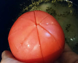 材料3つのみ簡単炊飯器トマトごはん。作り方5写真