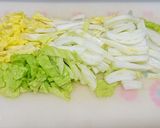 簡単☆白菜とカニかまコールスロー風サラダ作り方1写真
