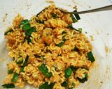 チーズおこげ辛ラーメン作り方5写真