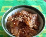 簡単♬メープルで優しい甘さ☆豚丼作り方6写真