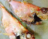 開かないで焼く♪金目鯛の開き(魚の干物)作り方2写真