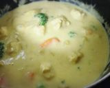 カレー風味♡柔らかミートボールシチュー作り方7写真