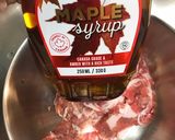 メープルシロップと味噌パウダーの和風炒め作り方1写真