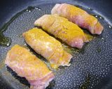 簡単！完熟バナナの肉巻きカレー風味作り方5写真