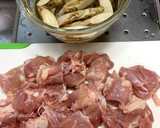 ごぼうが美味しい 鶏モモの甘辛煮作り方1写真
