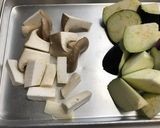 秋鮭☆秋茄子☆茸の南蛮漬け作り方3写真