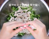 香ばし醤油アーモンドのチキンサラダ作り方5写真