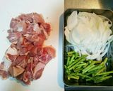 土鍋で!あつあつチキントマトスープパスタ作り方1写真