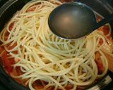 土鍋で!あつあつチキントマトスープパスタ作り方8写真