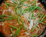 土鍋で!あつあつチキントマトスープパスタ作り方9写真