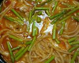 土鍋で!あつあつチキントマトスープパスタ作り方10写真