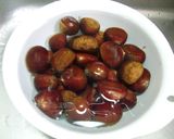 ★糖質オフの美味しい＊栗の渋皮煮＊♪作り方1写真