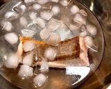 居酒屋風サーモンと水菜のピリ辛サラダ作り方2写真