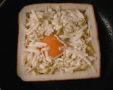 じゃがいもと半熟卵のトースト作り方6写真