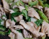 ゴーヤと豚バラ肉のあまみそ炒め大葉風味作り方5写真
