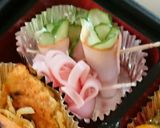 弁当おかずアレンジで、客用松花堂弁当作り方4写真