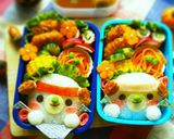 ワンコおにぎりで♡運動会応援弁当作り方8写真