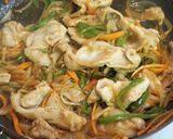 簡単♪野菜たっぷり豚生姜焼き。作り方5写真