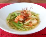 簡単♪セロリとエビのオイスターソース炒め作り方5写真