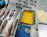 とろんちょチーズ大葉梅秋鮭フライ作り方5写真