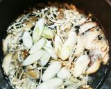冷やご飯でキノコ雑炊☆作り方1写真