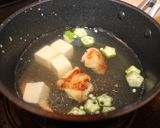 簡単！豆腐と鶏肉・オクラのお吸い物　作り方6写真