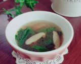 即デキ簡単♡生姜が香るニラと椎茸のスープ作り方3写真
