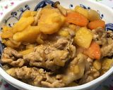 フライパンで炒め煮肉じゃが作り方8写真