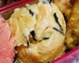 お弁当に１人分！玉子ひじきチーズの炒め物作り方4写真